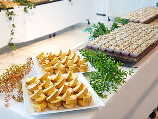 【ケータリング事例】有名アパレルブランドのパーティー向けケータリング|TAKEO KIKUCHI様 VIP顧客向けレセプションパーティー