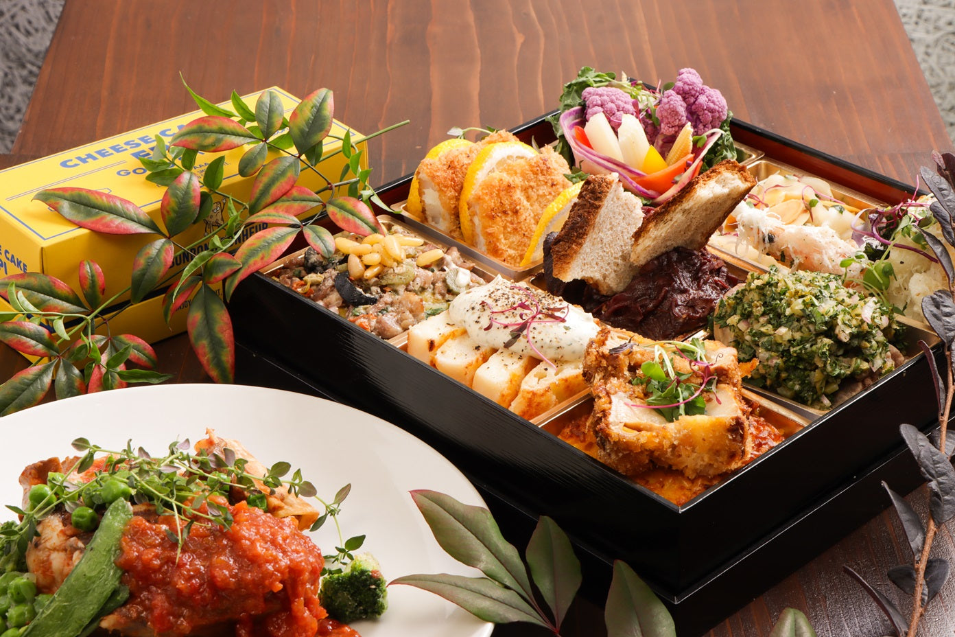 【Monthly collab box(月替わりコラボセット)】2月&3月 北イタリアと日本の冬・メイン料理「仔羊スネ肉のオッソブーコ風」・ドルチェセット