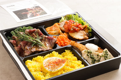 【2,160円】to-un-be 国産牛塩麹漬け焼ローストビーフ弁当