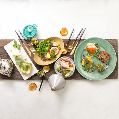 【Monthly collab box（月替わりコラボセット）】4月欧風「春の味覚」オードブルとメイン料理「仔羊と筍のブレゼ」・ドルチェセット