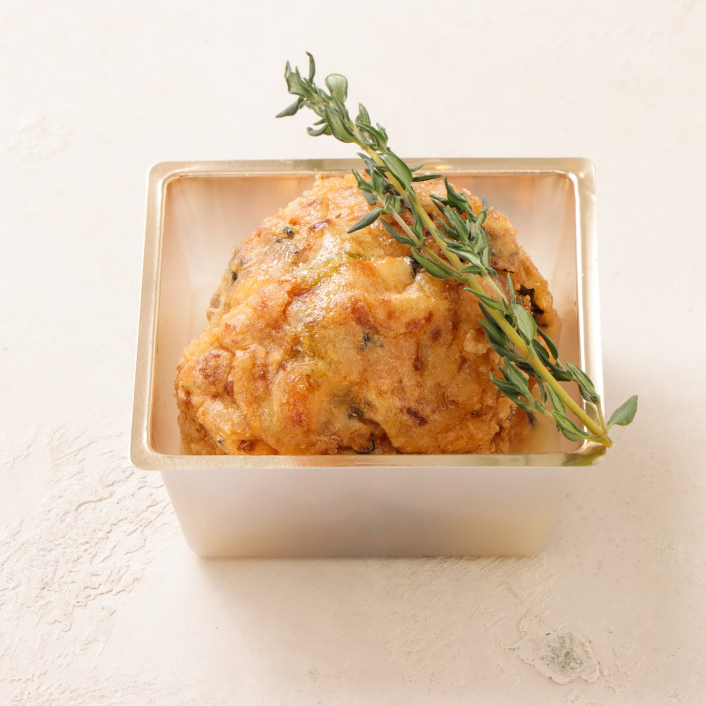 帆立のがんもどき　生姜餡