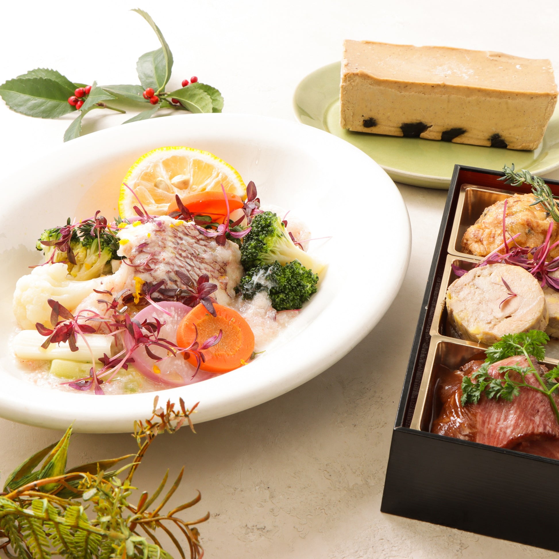 桜鯛のふくよかな旨みが広がるメイン料理