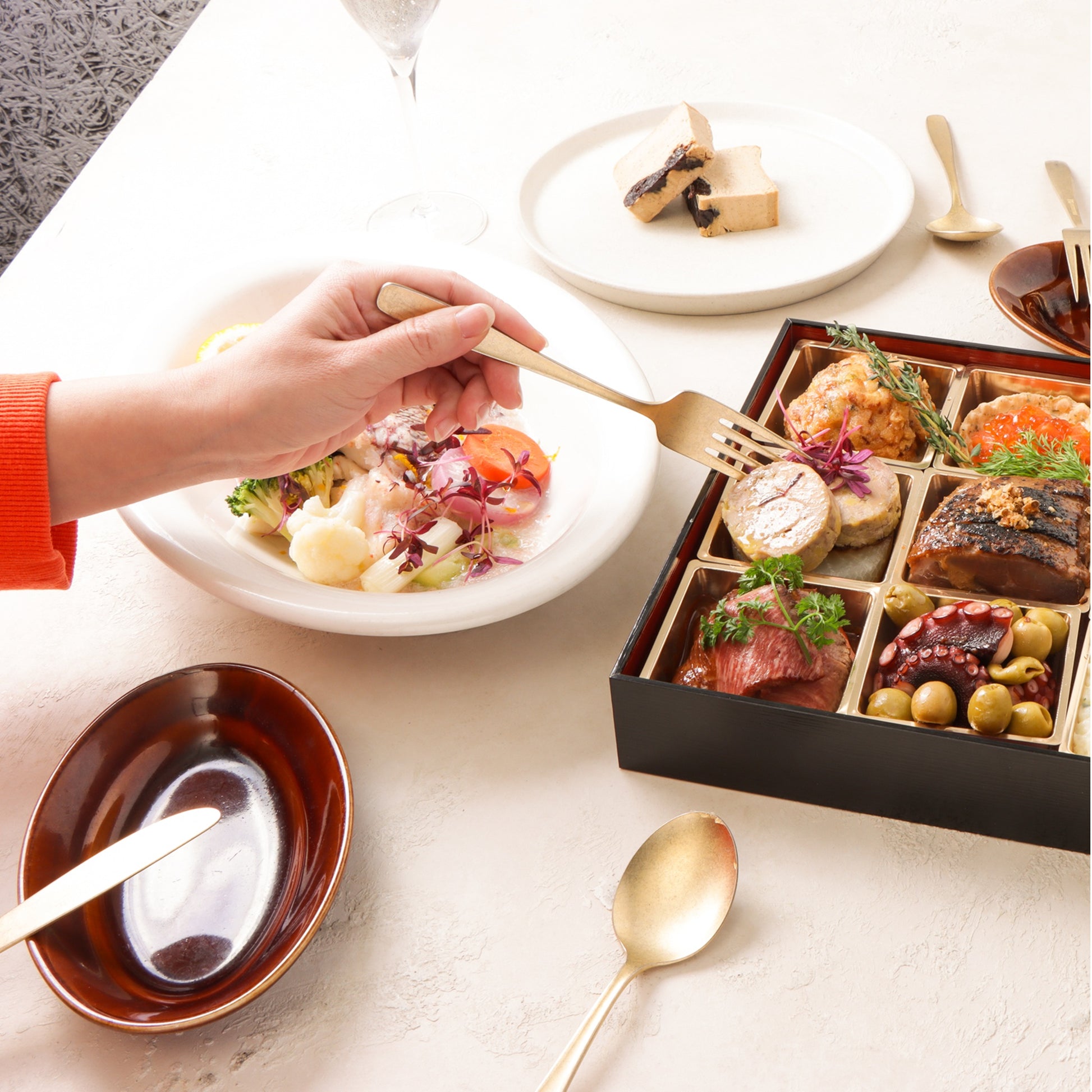 春を迎える祝いの食卓に特別メニューを。