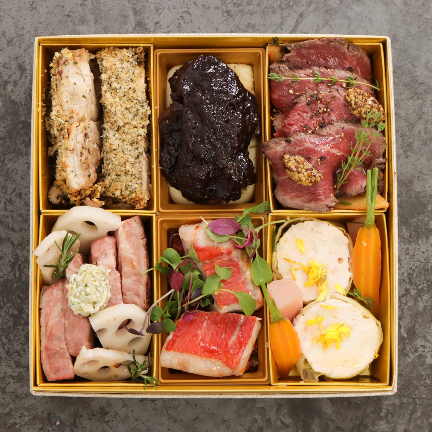 メイン料理を存分に楽しめる豪華な【弐の重】