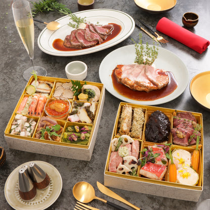 ローストビーフ等をプラスして更に華やかな新年に。