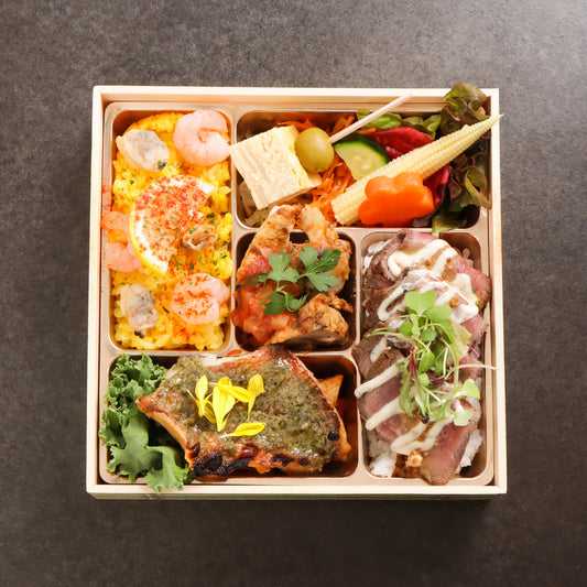 国産牛ローストビーフ×赤魚×ケイジャンチキン