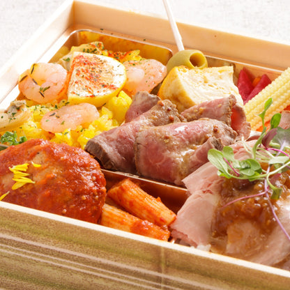 お肉たっぷりで評判のお弁当