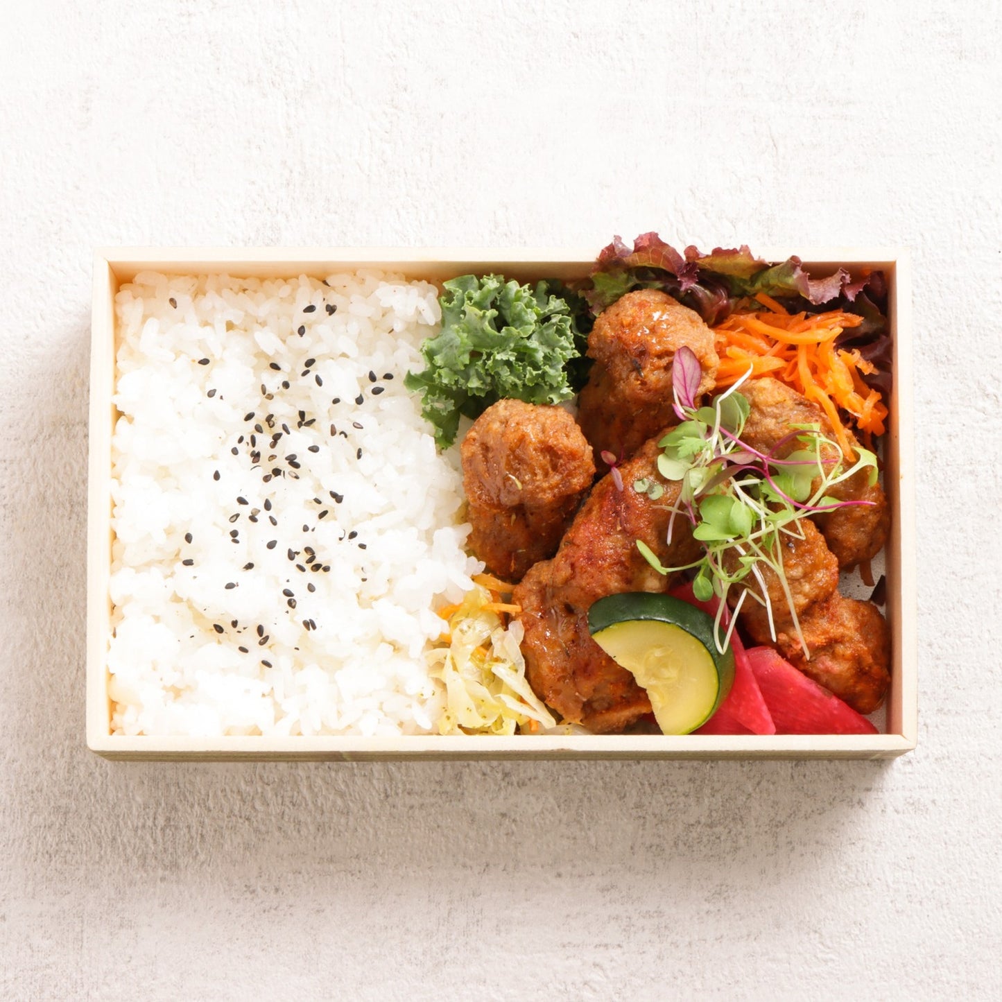 ヴィーガン弁当（大豆ミートのフリット）
